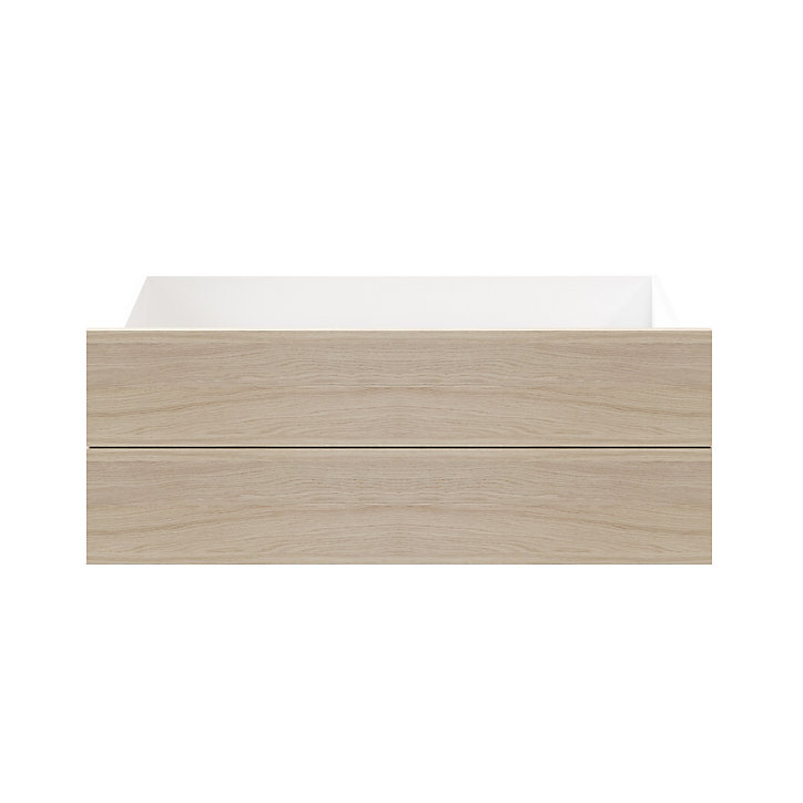 Lot de 2 tiroirs effet chêne GoodHome Atomia H. 18,5 x L. 99,7 x P. 50 cm