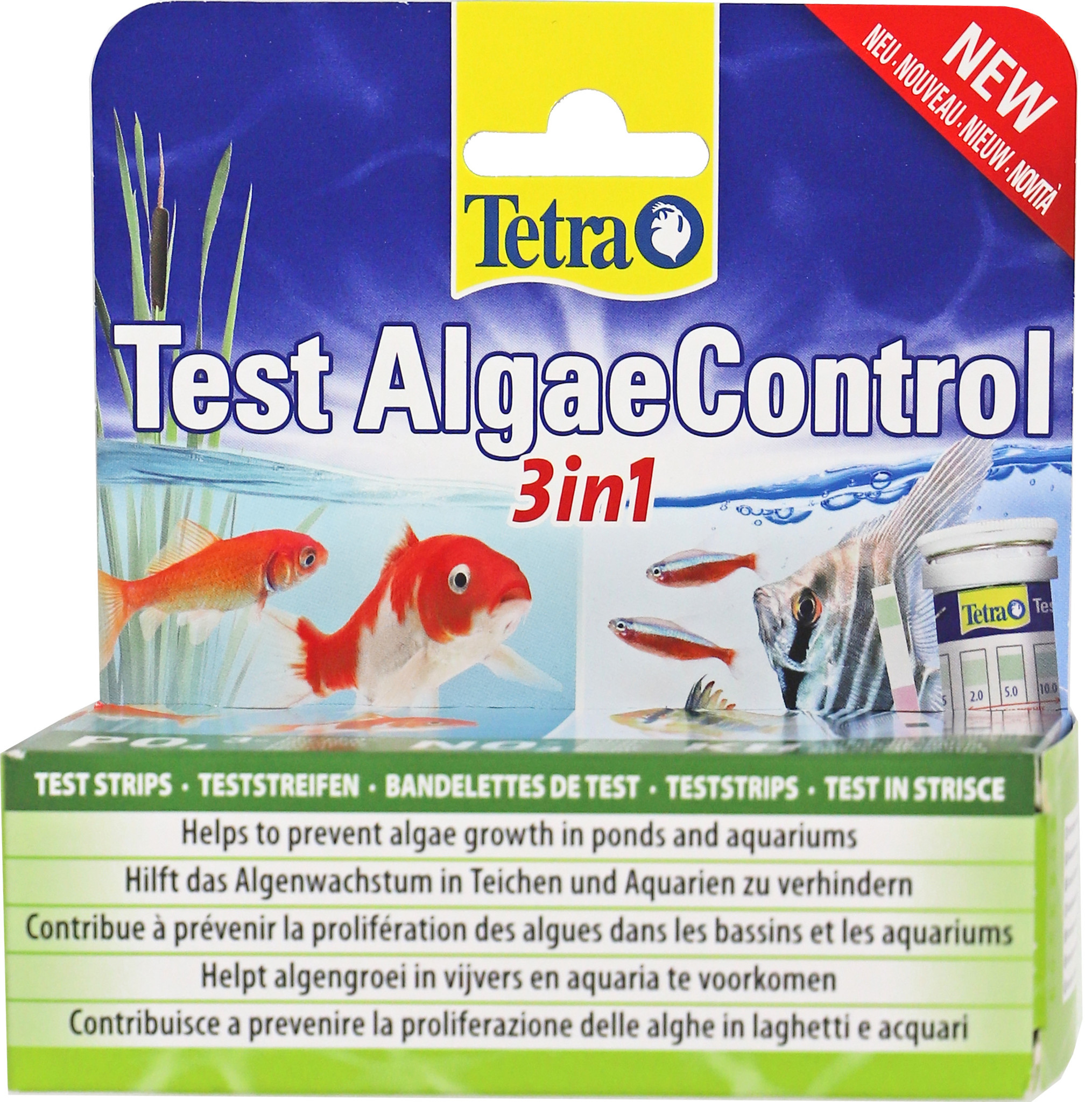 Tetra Test algea controll 3in1 doos a 25 teststroken