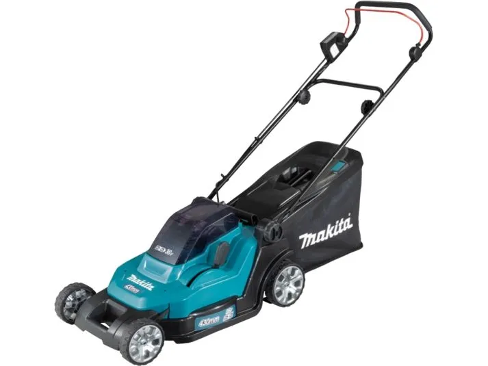 Makita DLM432PT2 - Græsslåmaskine - ledningfri - 18 V - 5 Ah - 2 batterier - 3600 opm - 43 cm - 17.5 kg