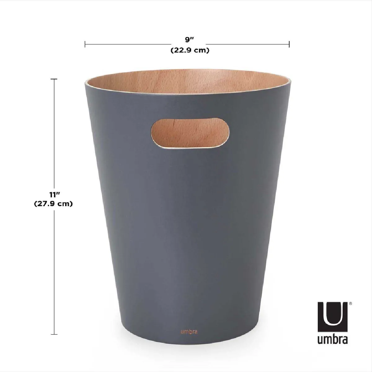 Umbra - Corbeille en Bois Gris