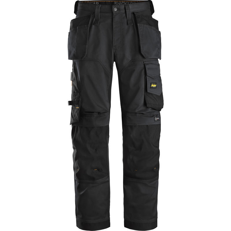 Snickers AllroundWork stretch werkbroek met holsterzakken Loose fit 6251 60 zwart*