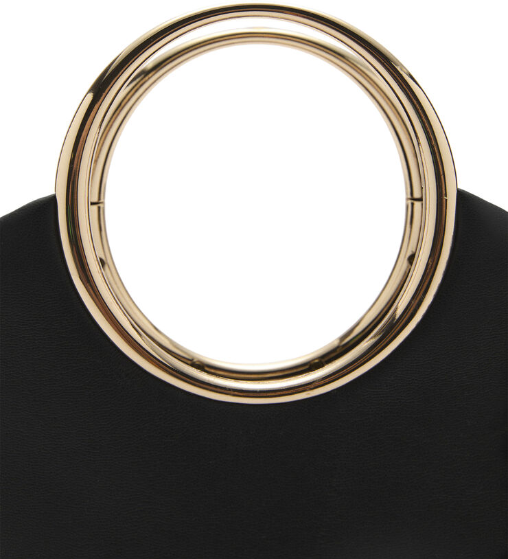 MANGO Handbag with metallic details Black