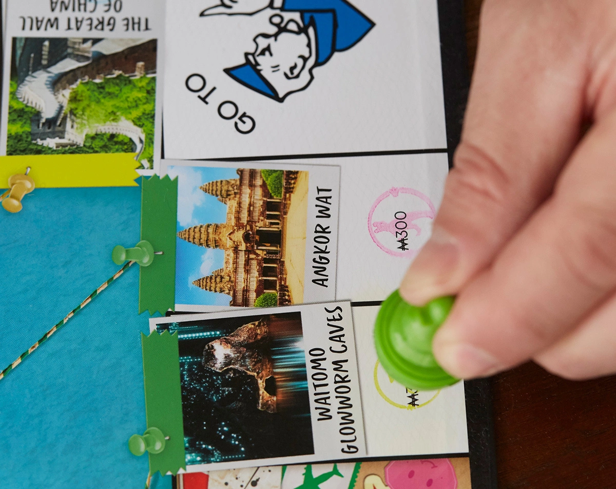 Monopoly Reise um die Welt