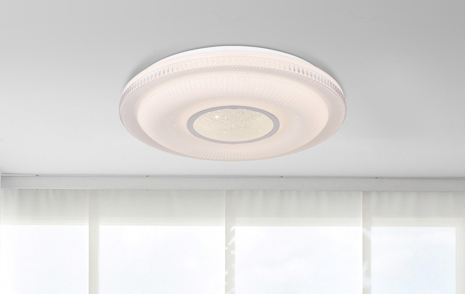 LED-Deckenleuchte - weiß - SmartHome - mit Fernbedienung - Ø 50 cm