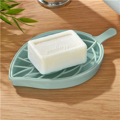 Porte-savon forme feuille