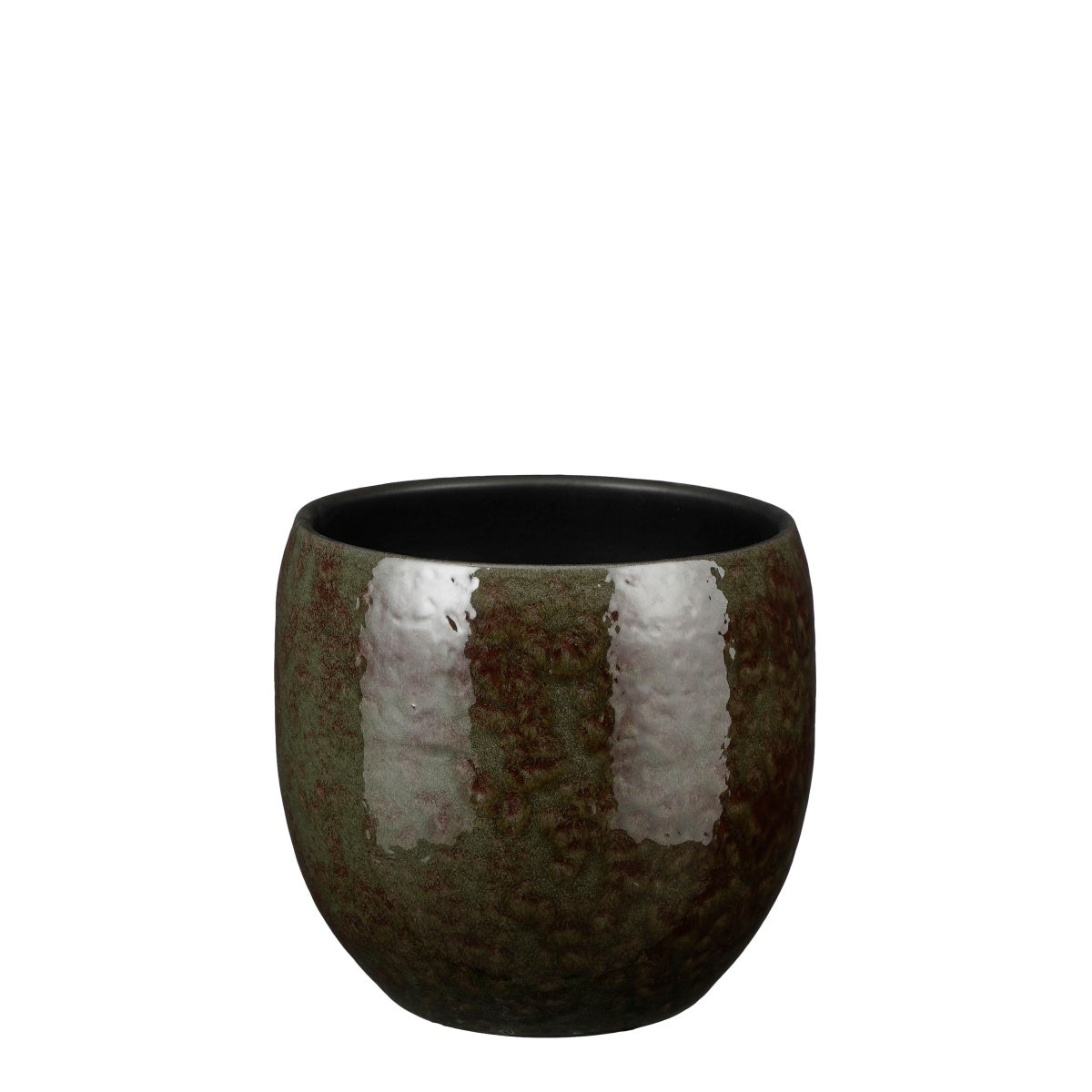 Mica decorations pot de fleur prado - 20x20x20 cm - terre cuite - vert