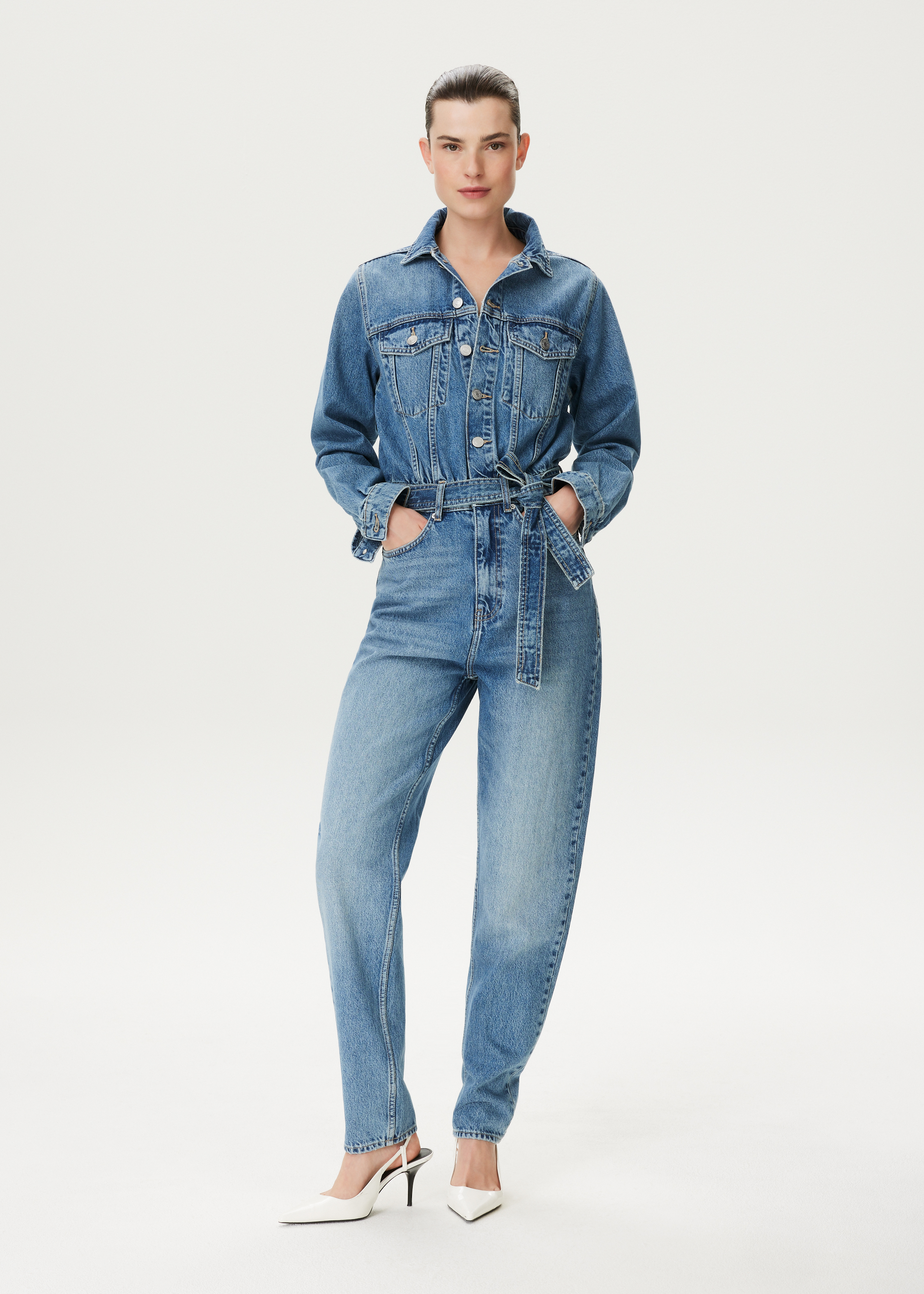 Denim jumpsuit