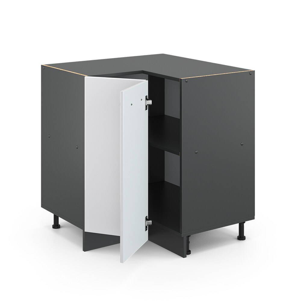VICCO Küchenschrank Unterschrank Eckunterschrank 87 cm R-Line Anthrazit