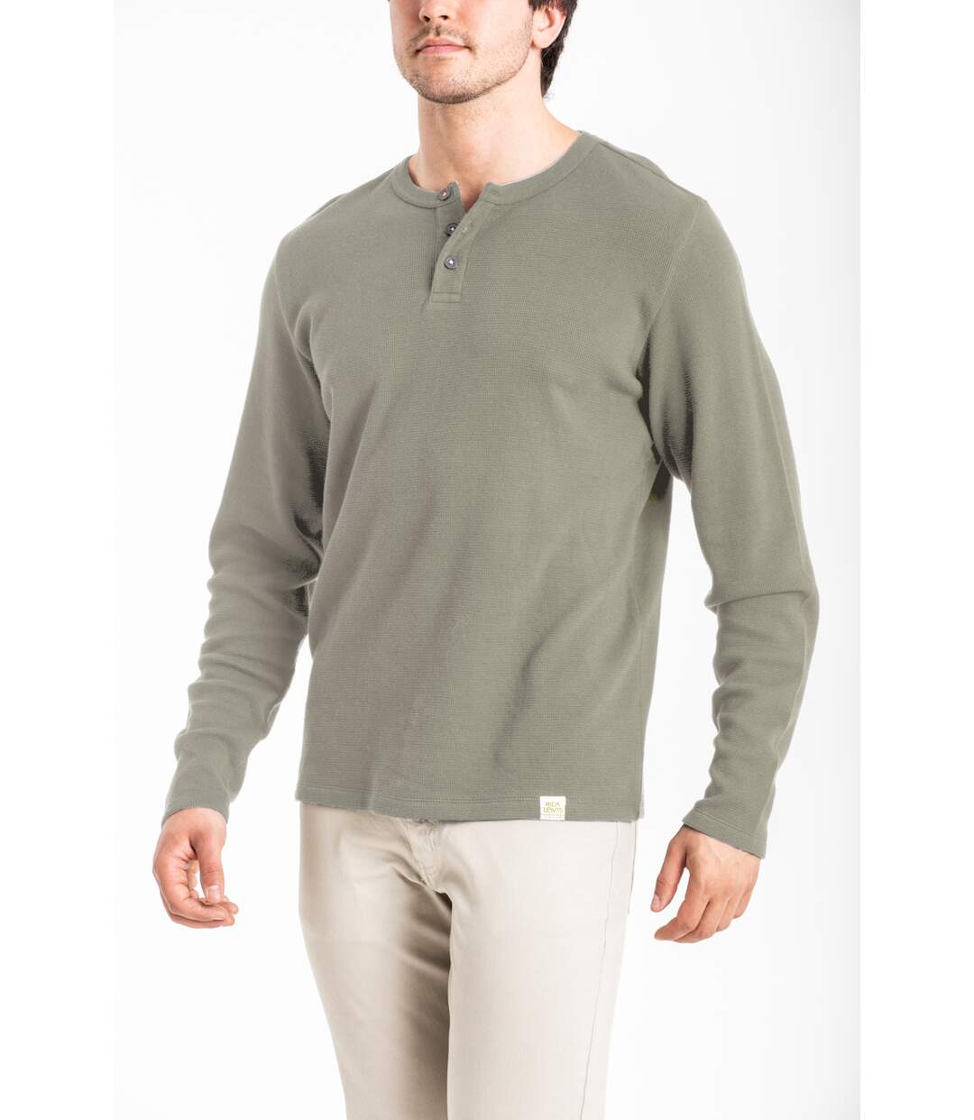 T-shirt nid d'abeille coton PALTON VERT