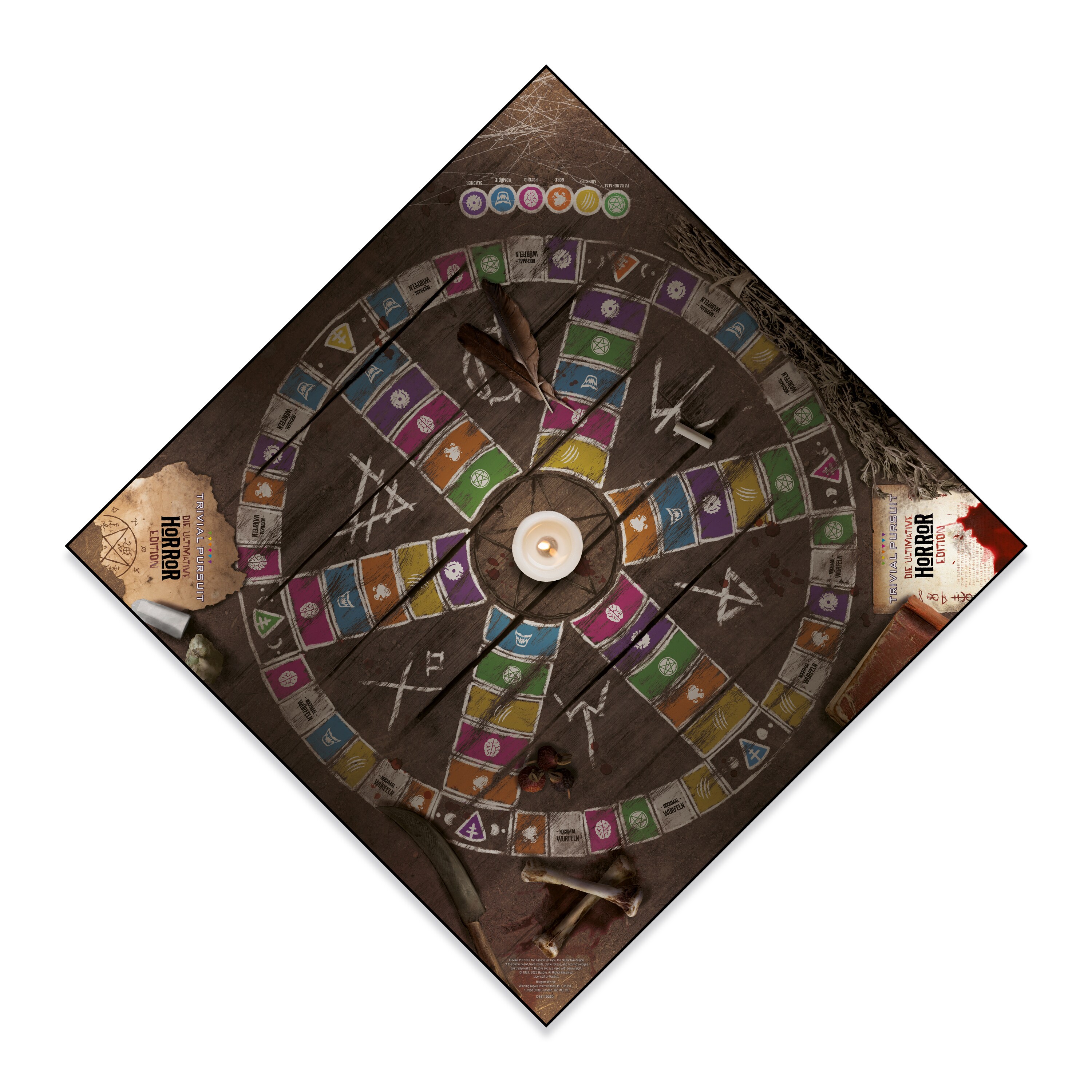 Trivial Pursuit - Horror XL Wissens Spiel Quiz Ratespiel Gesellschaftsspiel deutsch