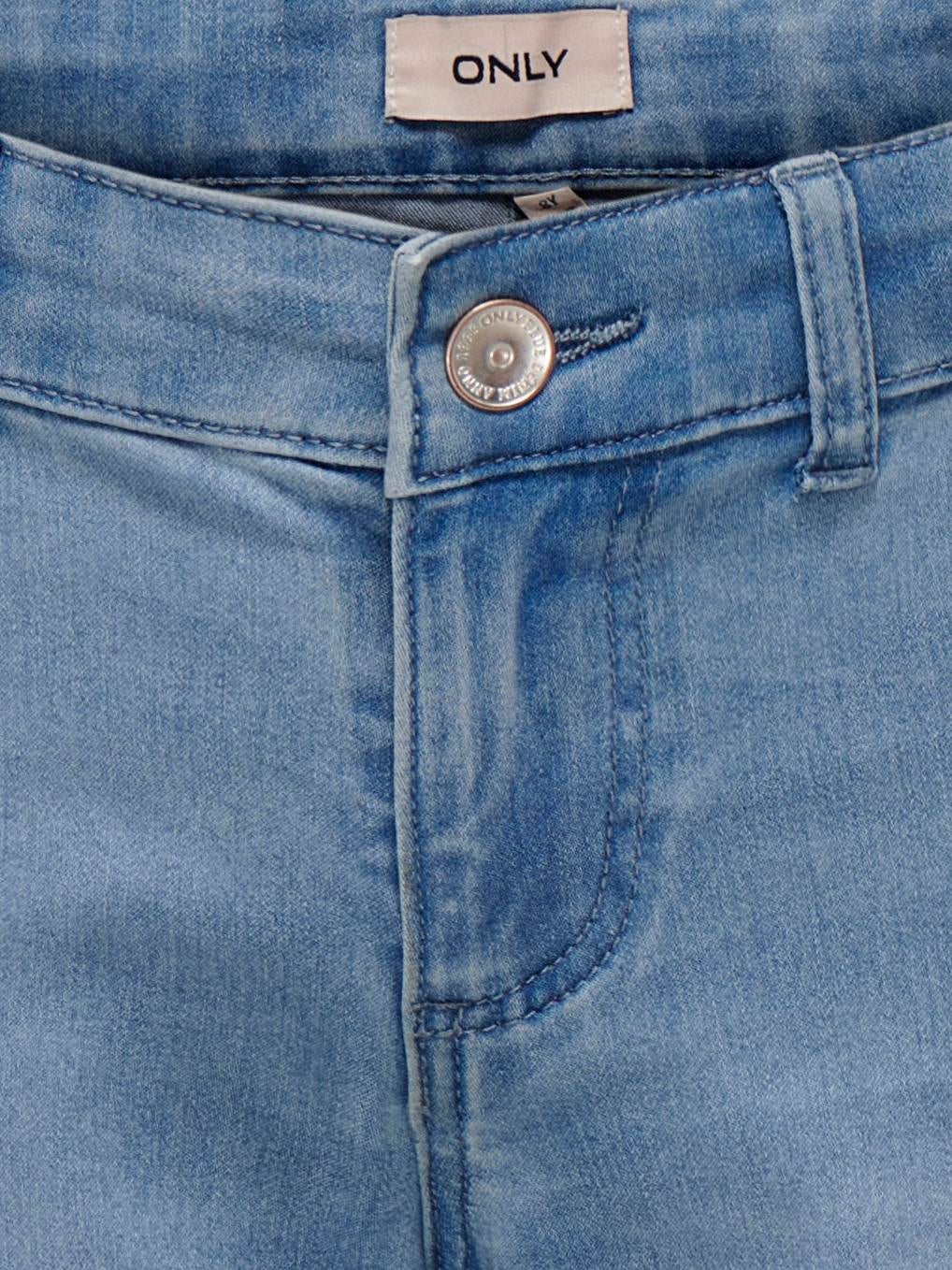 KOGSYLVIE Weiter Beinschnitt Jeans Light Blue Denim