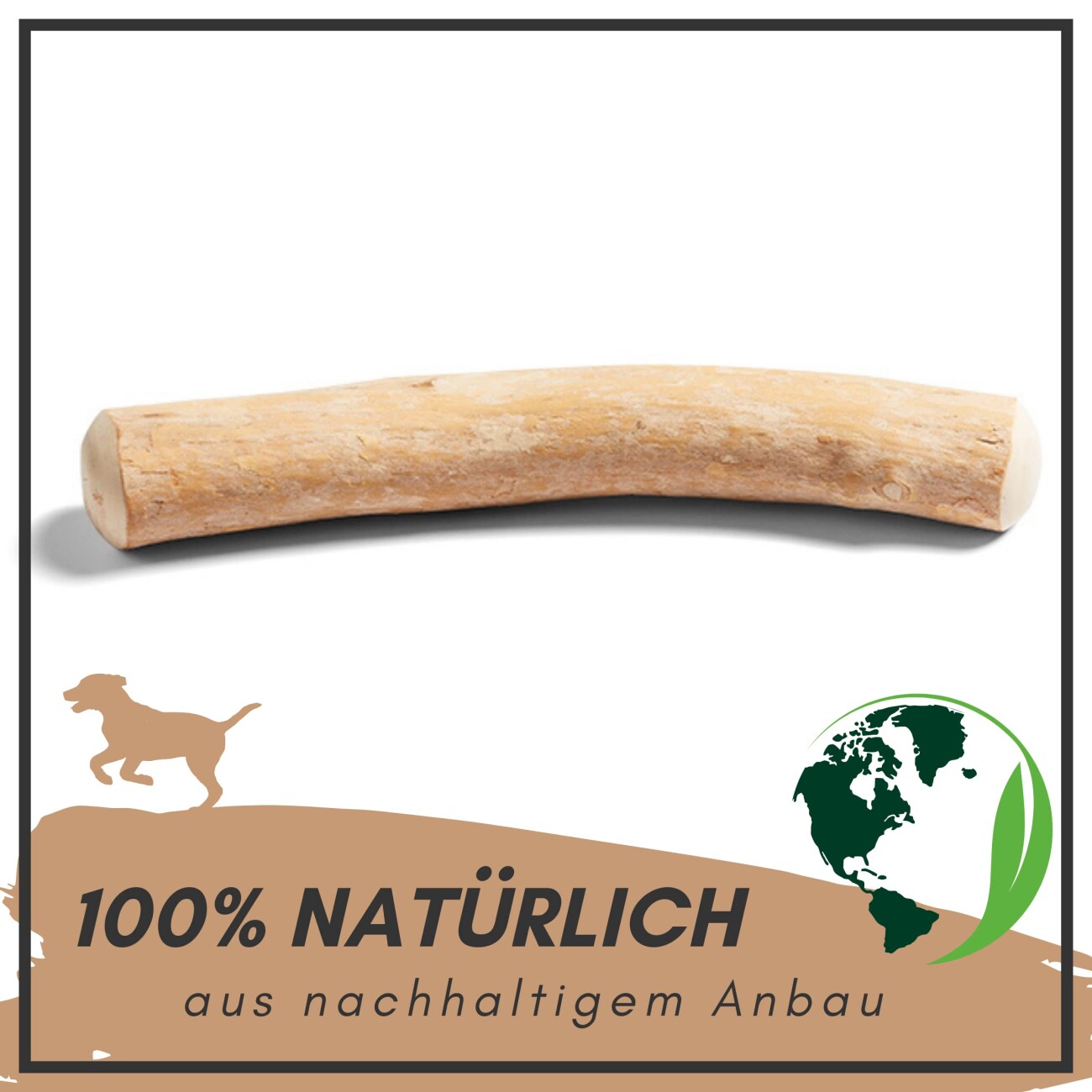 Supravit Kaffeeholz - natürliches Kauspielzeug XS