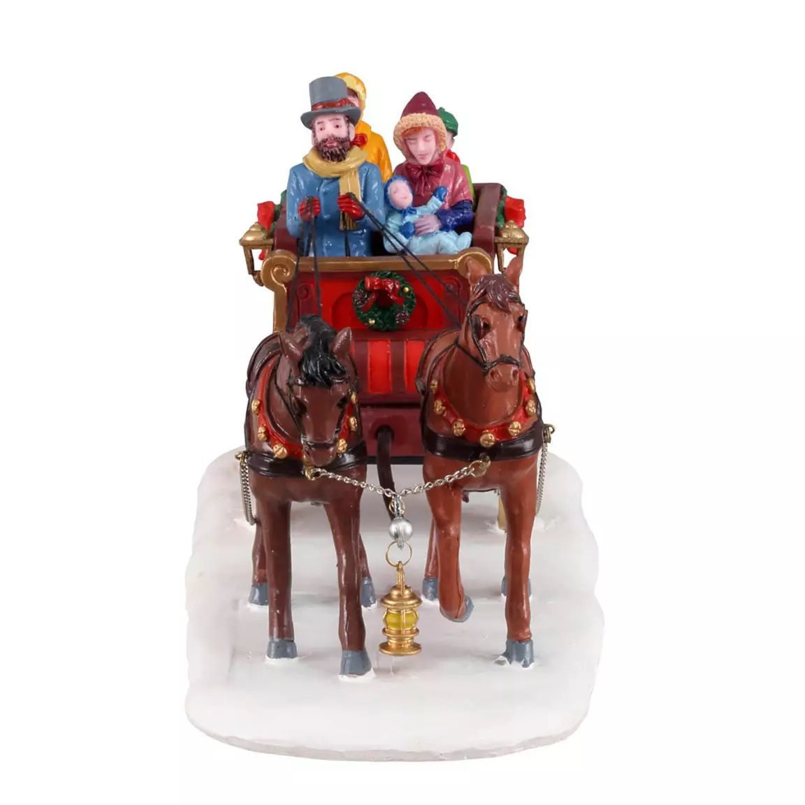 Personnages Lemax Promenade en carriole