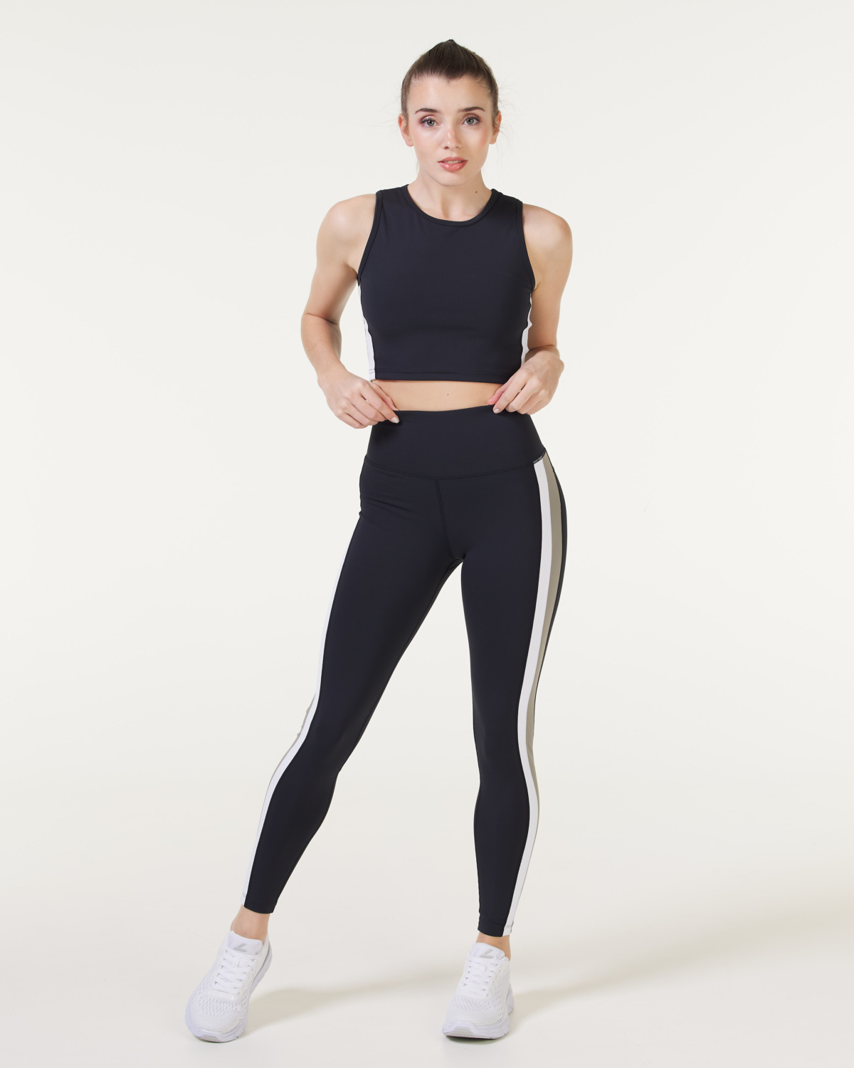 LEVITY Sphere Stripe Tights Black