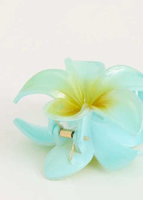 Haarclip bloem blauw (BLW.L)