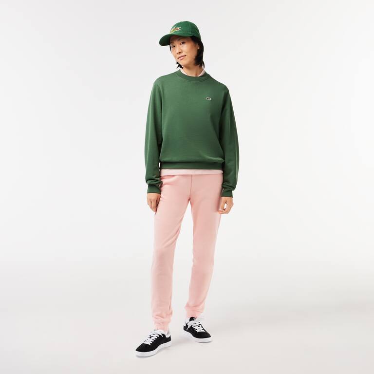 Sweatshirt Jogger femme Lacoste en molleton Sweatshirts - Vert - Lacoste - Femme