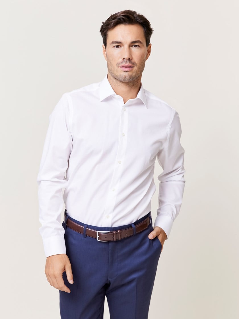 Marco strykefri skjorte Bleach White