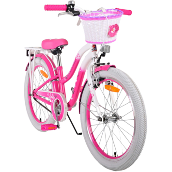 Kinderfiets Volare Lovely roze-wit 20 inch