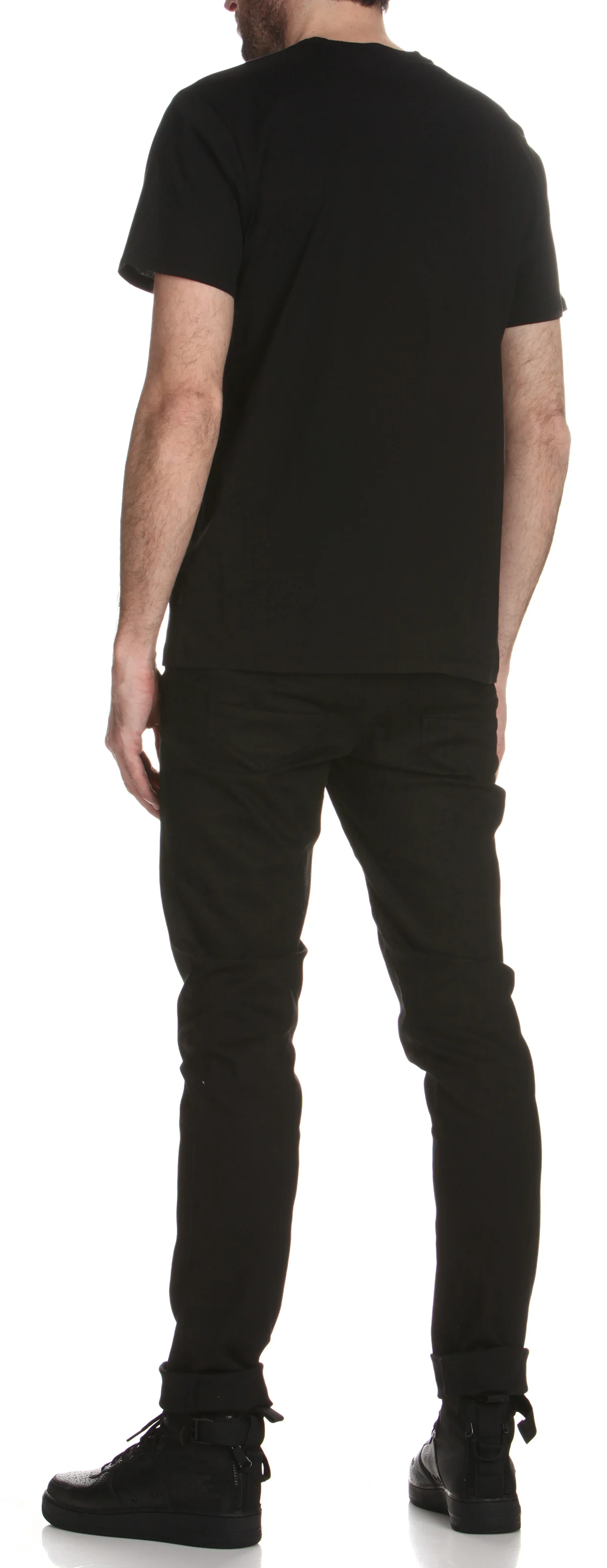 Jean slim-fit taille normale | Noir