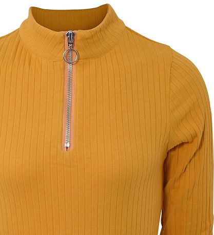Hound Bluse - Zip - Dusty Yellow