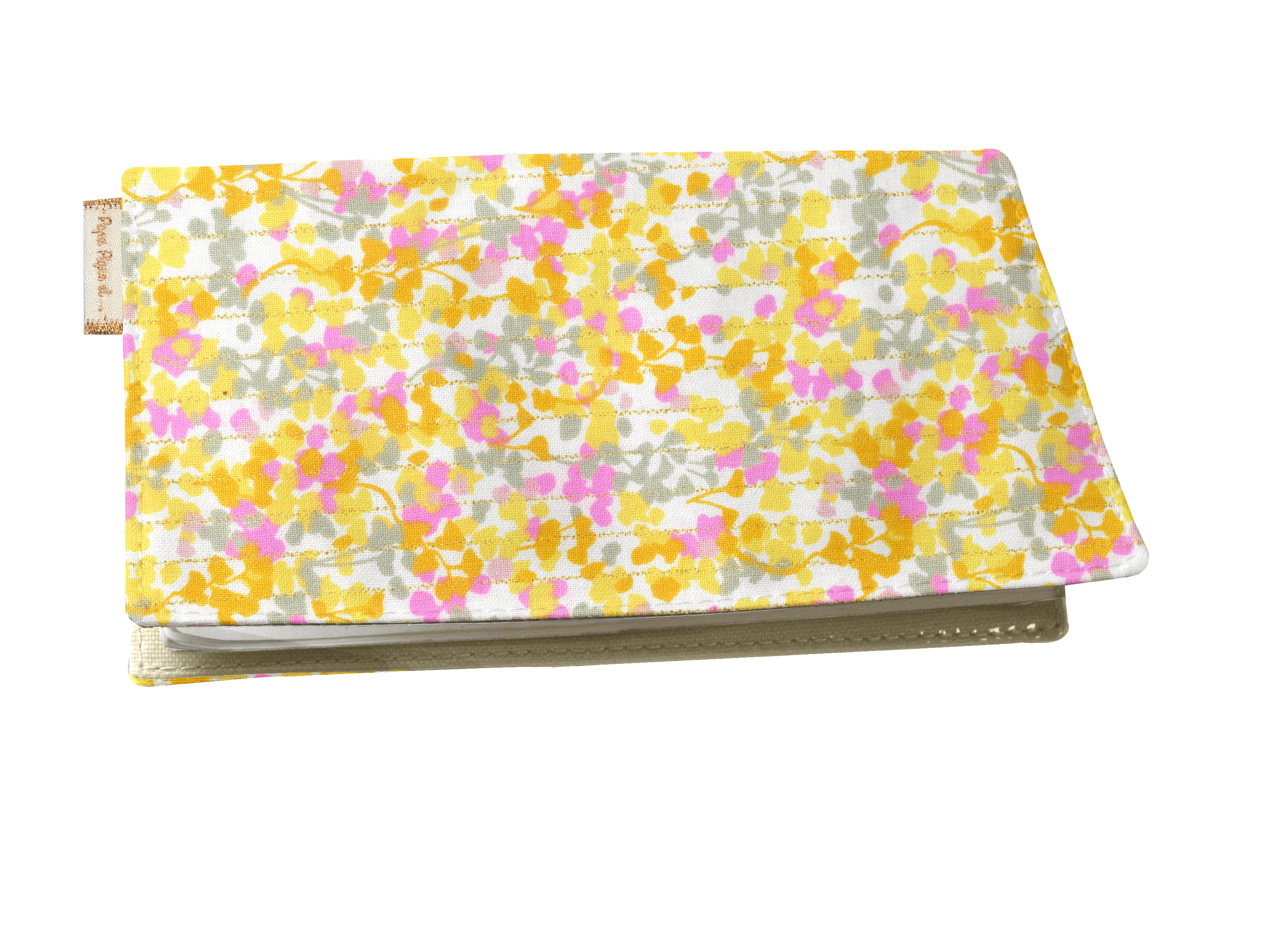 Porte Chéquier Mimosa Jaune Rose