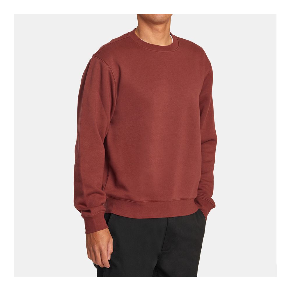 Rvca DAYSHIFT - Sweat Homme red earth