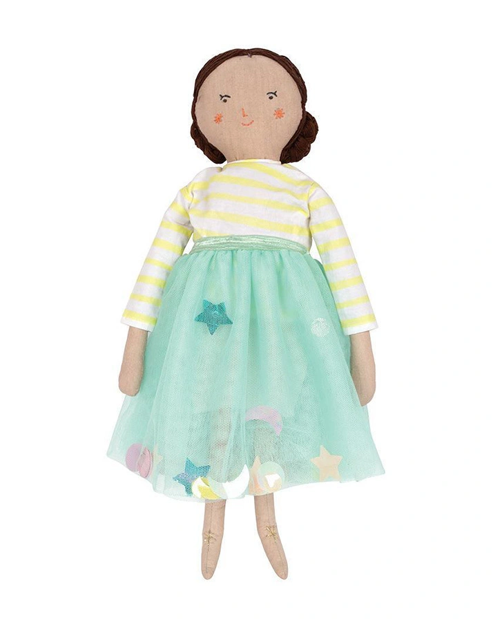 Stoff-Puppe LILA (49cm) in bunt