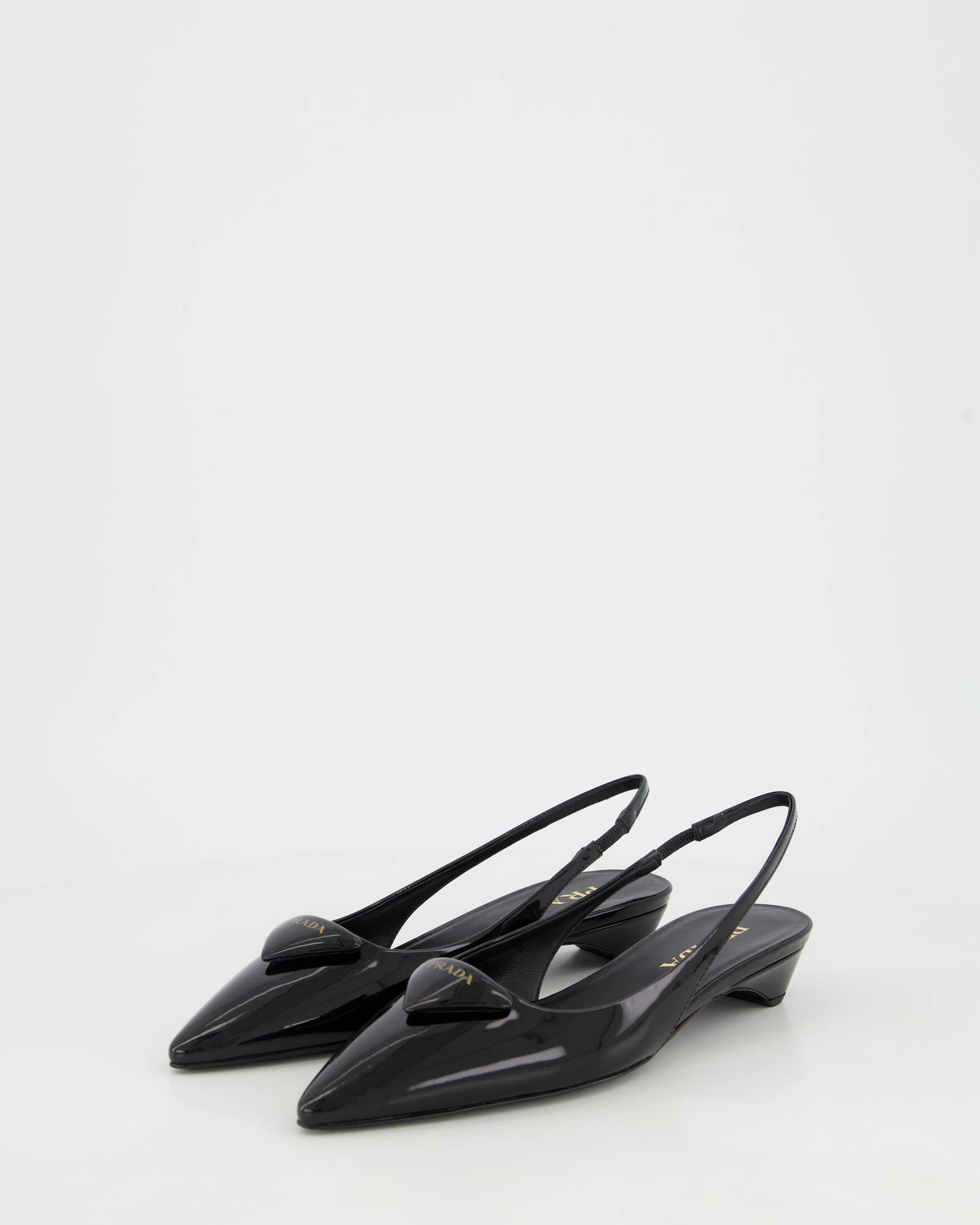 Prada| Damen Slingback-Pumps aus Lackleder