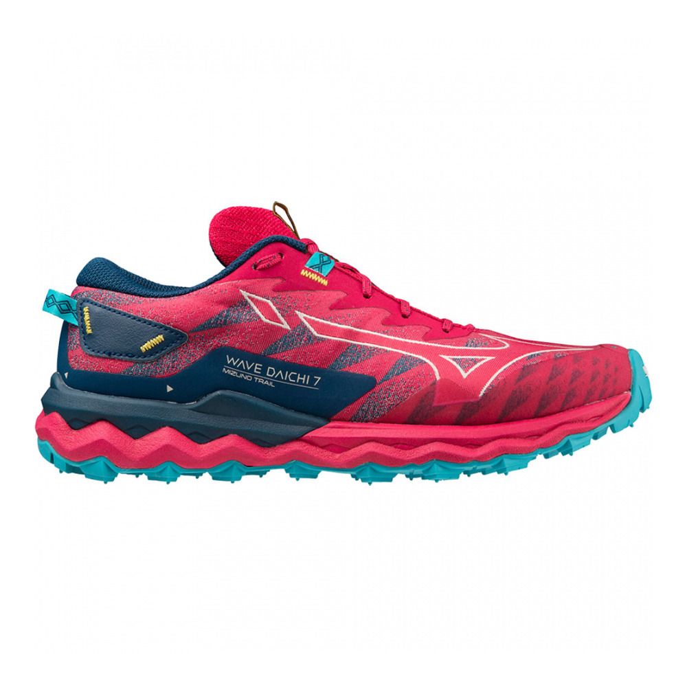 Mizuno WAVE DAICHI 7 - Chaussures trail Femme jazzy/bluebird/blueopal