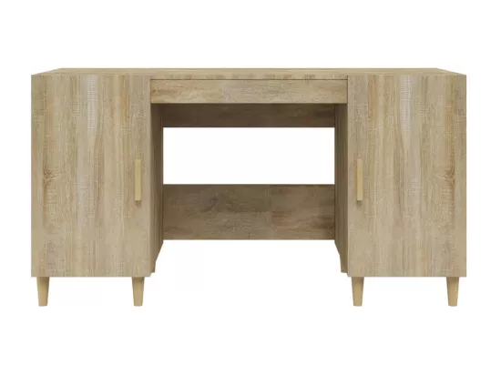 Bureau Chêne sonoma 140x50x75 cm Bois d'ingénierie