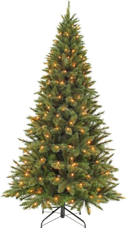 Triumph - Tree Forest frosted - Kunstkerstboom - Groen - 2,6m x 1,4m met Verlichting