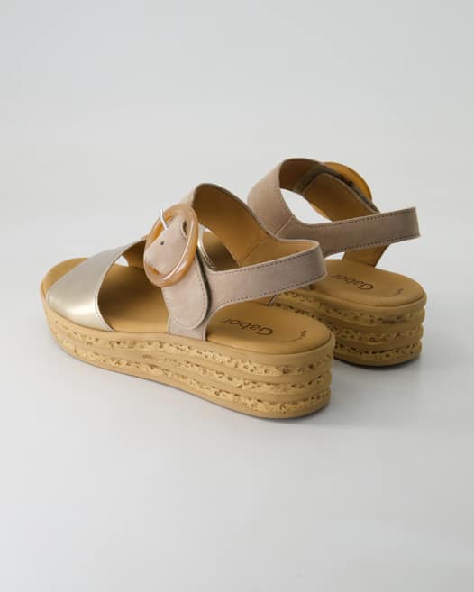 Gabor 64.550.62 Sandalen in Gold