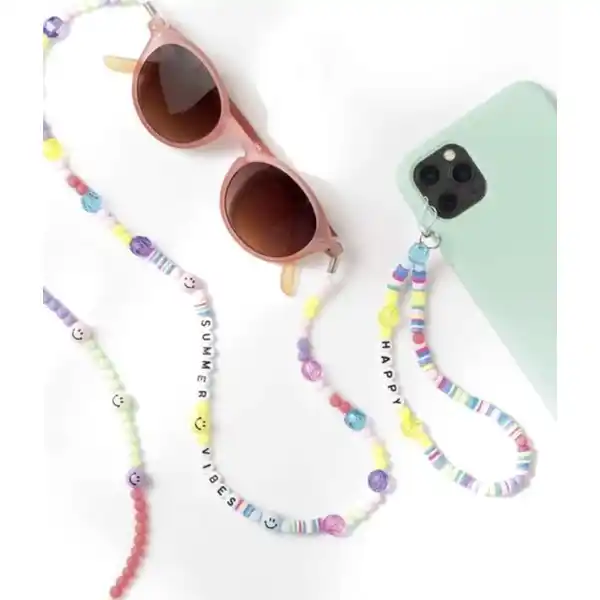 Phone Charms Set Rainbow Smile
