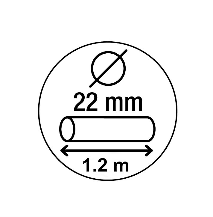 Antivol pour vélo Smith & Locke Noir 1200 x 180mm