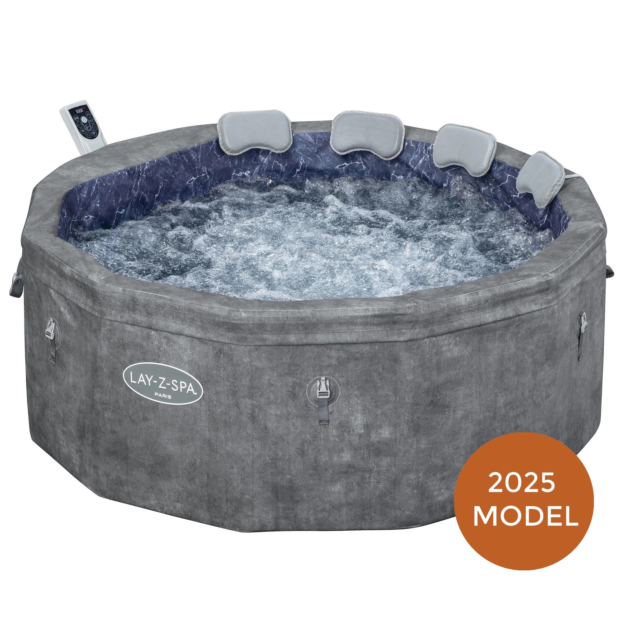 Lay-Z-Spa Carrara Airjet 6 grijs steen