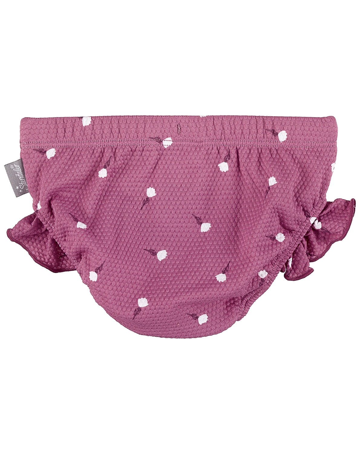 Badehose BLUMEN in purpur