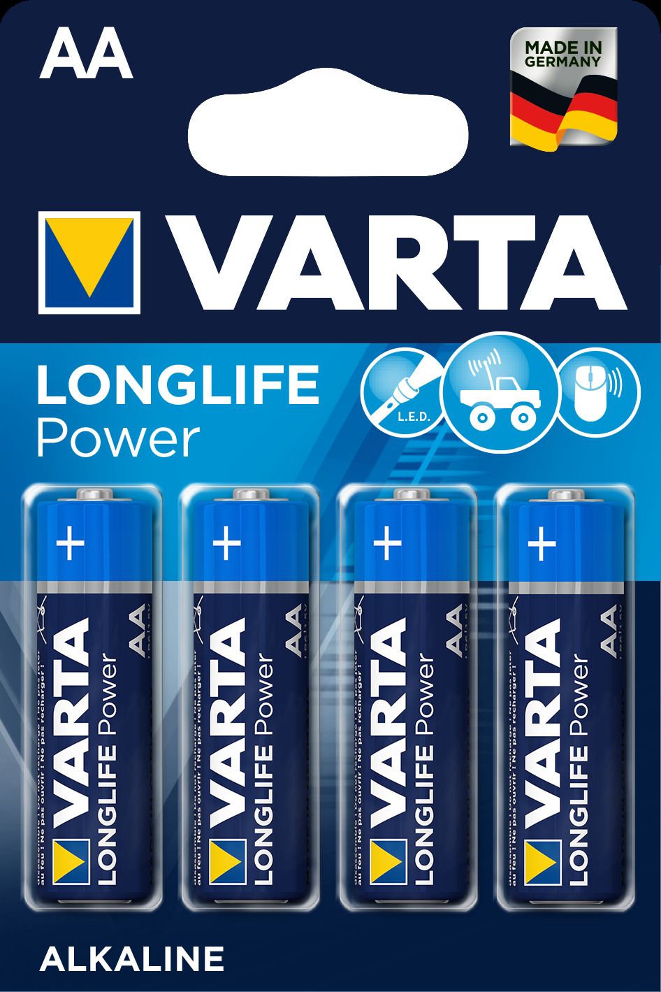 Longlife Power batteri AA/LR06 - BL 4