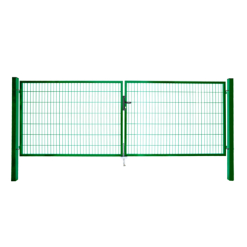 Giardino dubbele tuinpoort Roma/Milano groen 100 x 400 cm (2 x 200 cm)