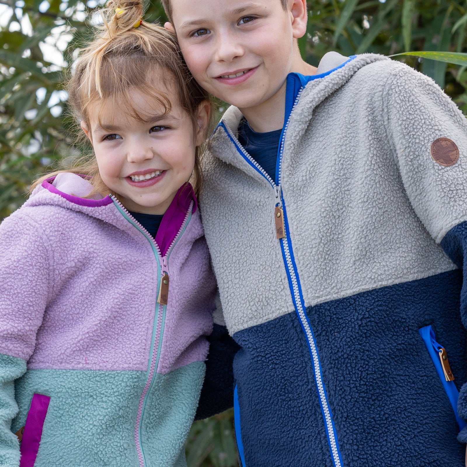 Kinder Chips Sherpa Fleece mauve shadows