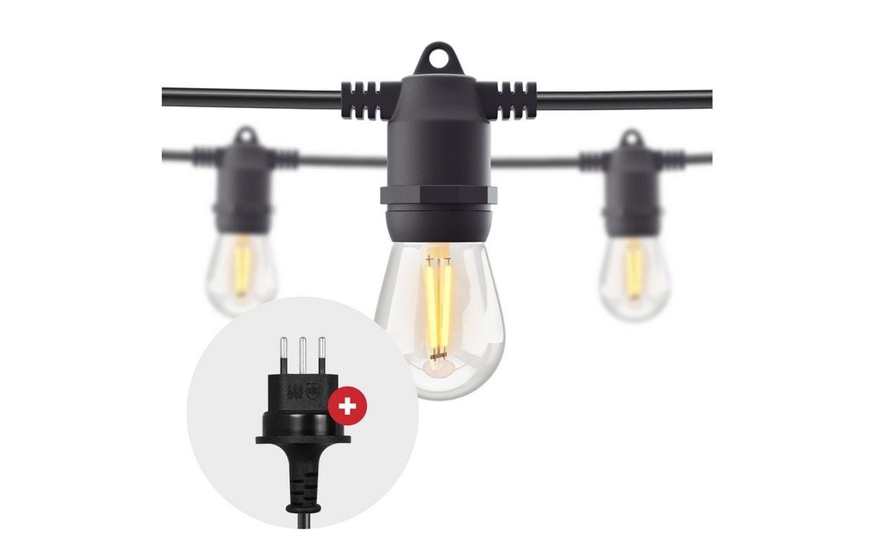 Hombli LED Gartenleuchte »String Light 12 LEDs 5m« Warmweiss