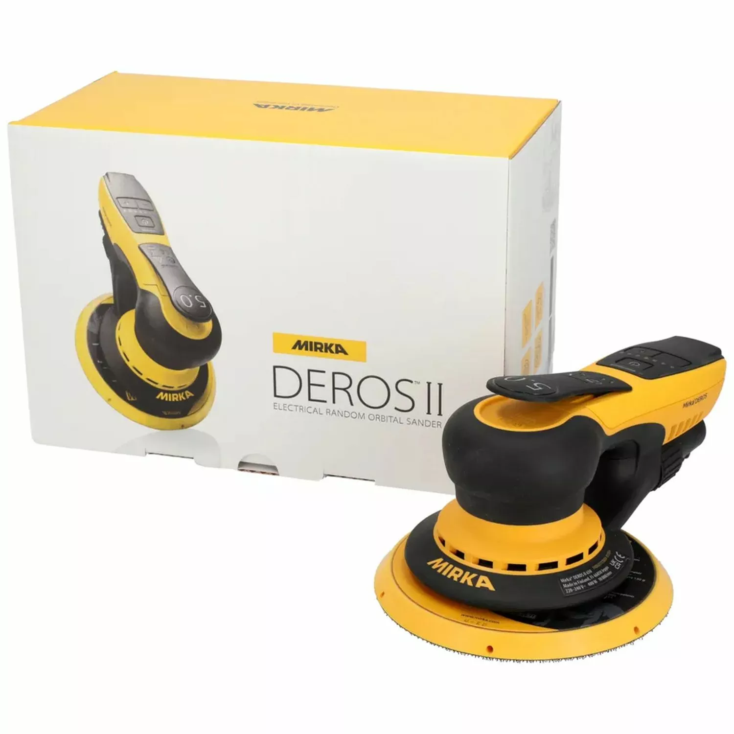 Mirka Deros II 650 Excentrische schuurmachine - 400W - 150mm