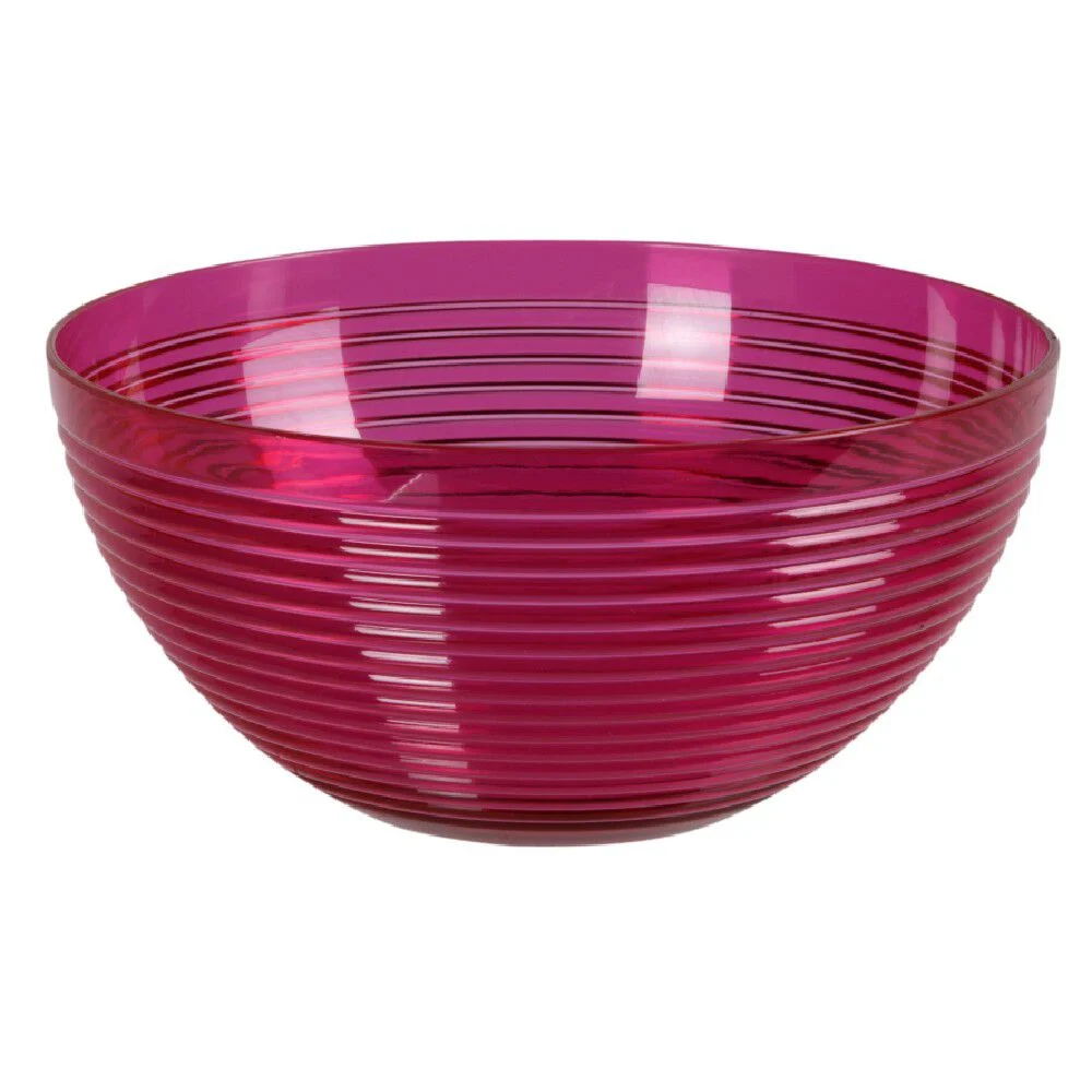 Saladier plastique transparent
