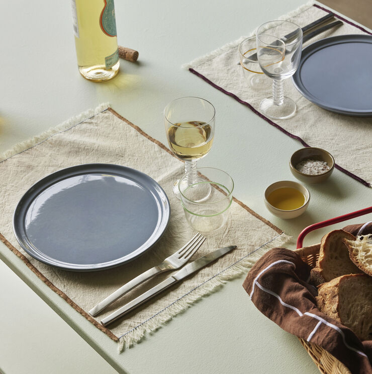 Hübsch Amare Frokosttallerken Lyseblå Light blue