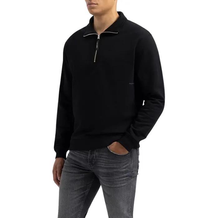 Pure Path Sideline Wordmark Halfzip Sweater Heren