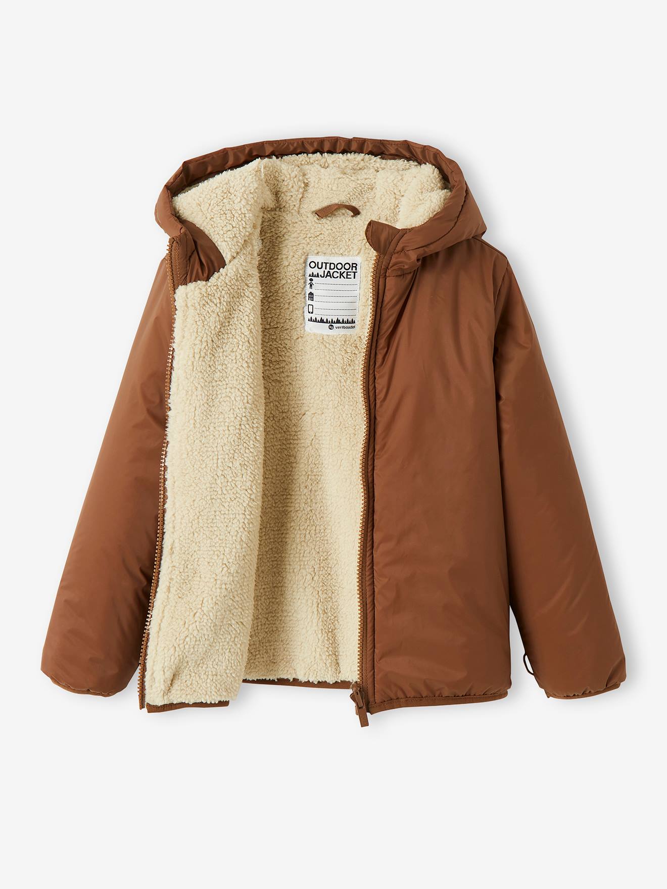 Parka 3 em 1 com jaqueta removível, infantil, azul escuro