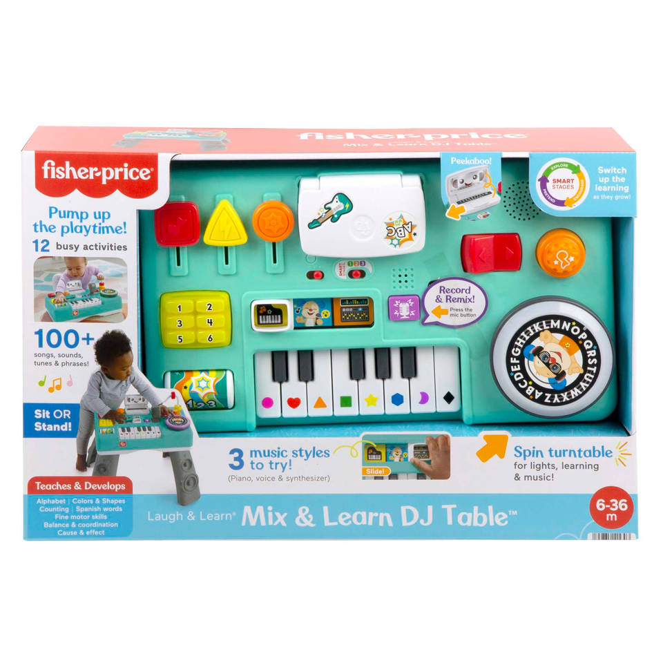 Fisher-Price leerplezier mixen en leren DJ-tafel