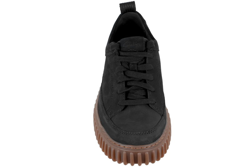 CLARKS TORHILL LACE SKO I SORT NUBUCK
