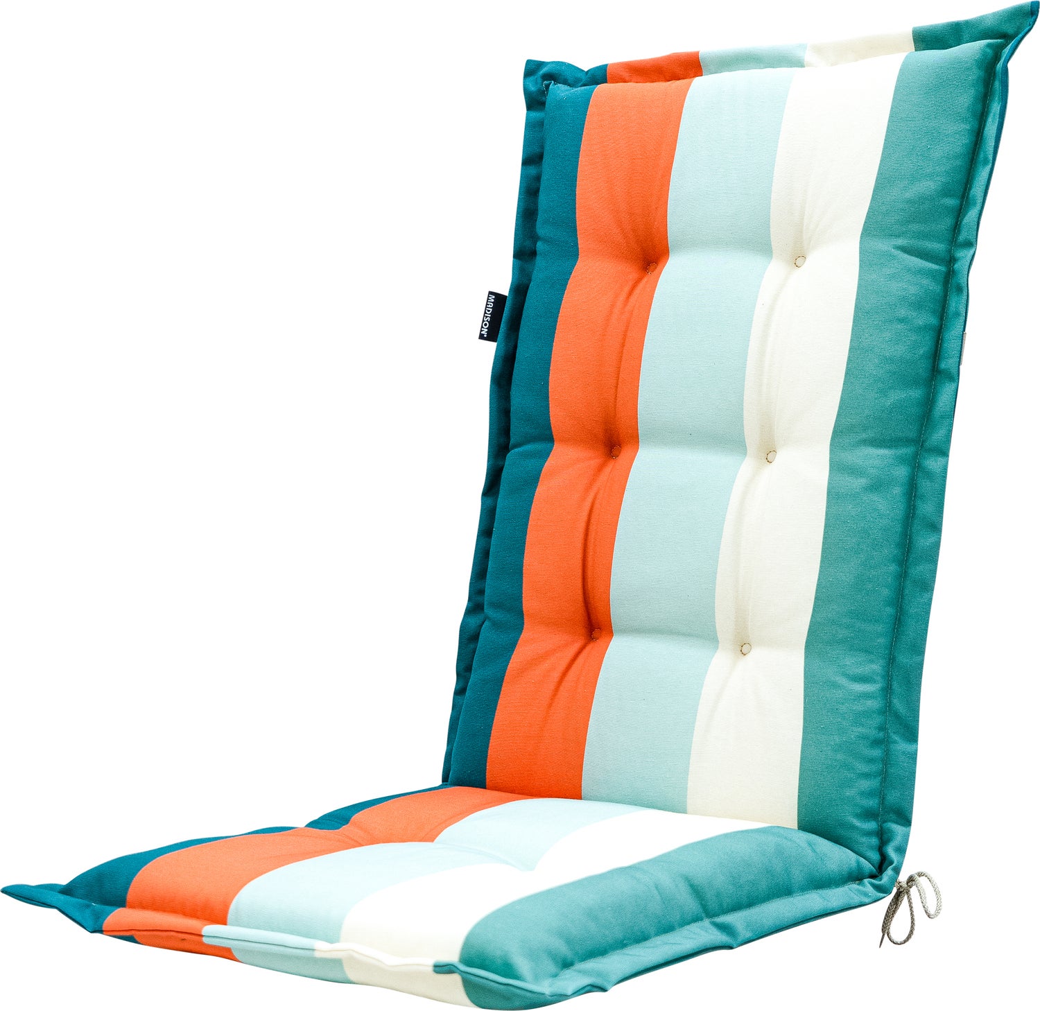 Madison tuinkussen hoge rug Vivero blauw 123 x 50 cm