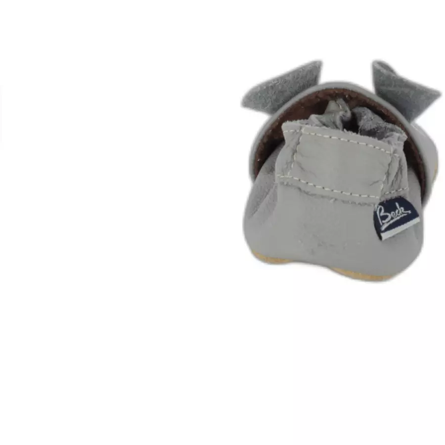 Beck Krabbelschuh Mäuschen grau