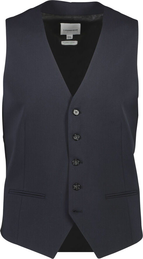 Lindbergh Mens waistcoat for suit Blå